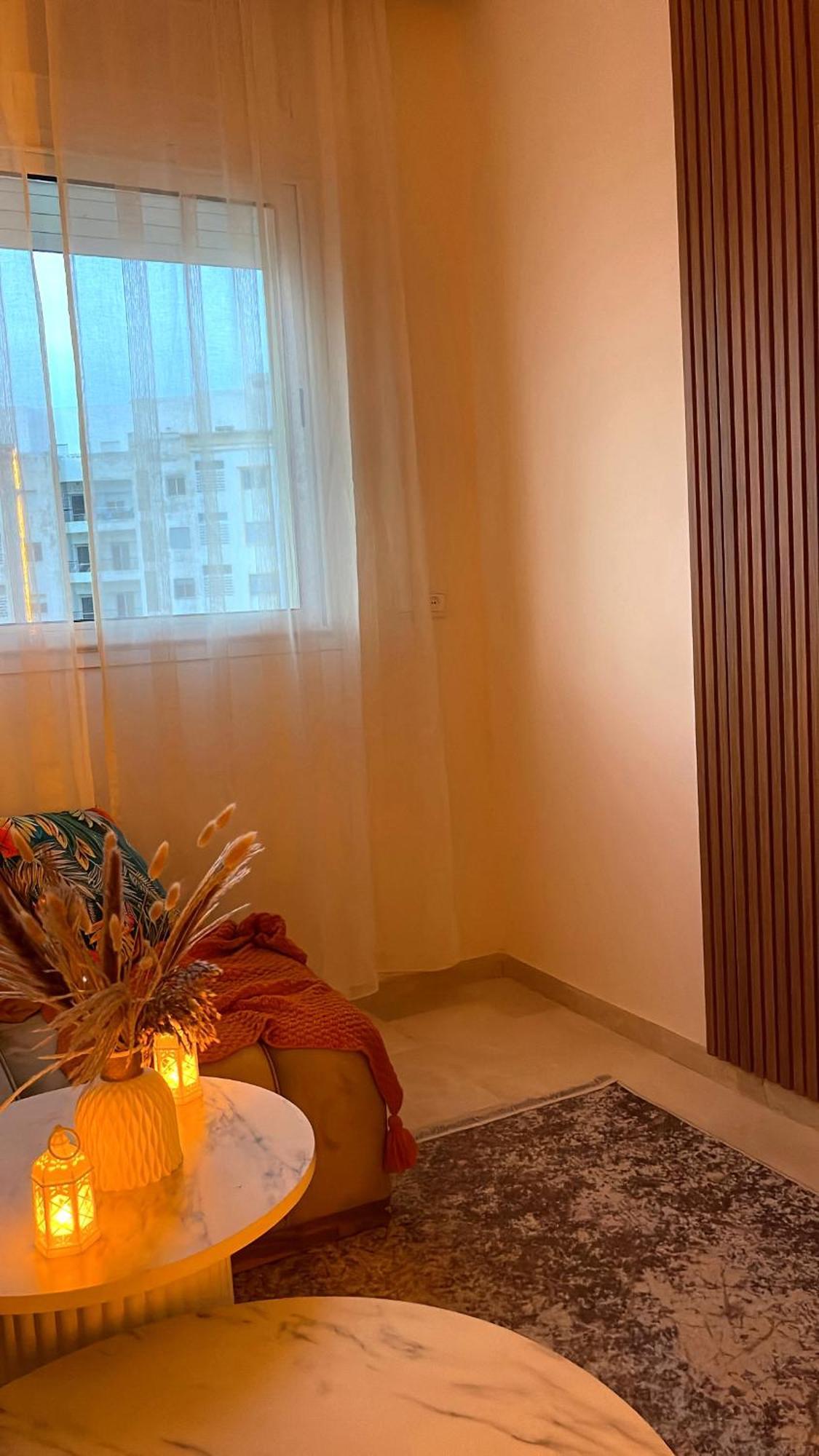 Elegant Appartement Avec Un Acces Piscine Jardin Parking Sous-Sol Et Wifi Haut Debit Fibre Optique Tânger Exterior foto